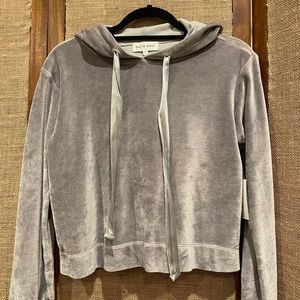 Bella Dahl velvet hoodie